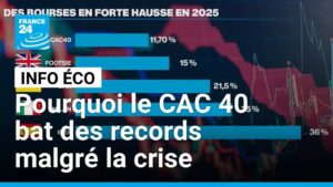 Le CAC 40 s’élève faiblement, mais la crise économique française persiste